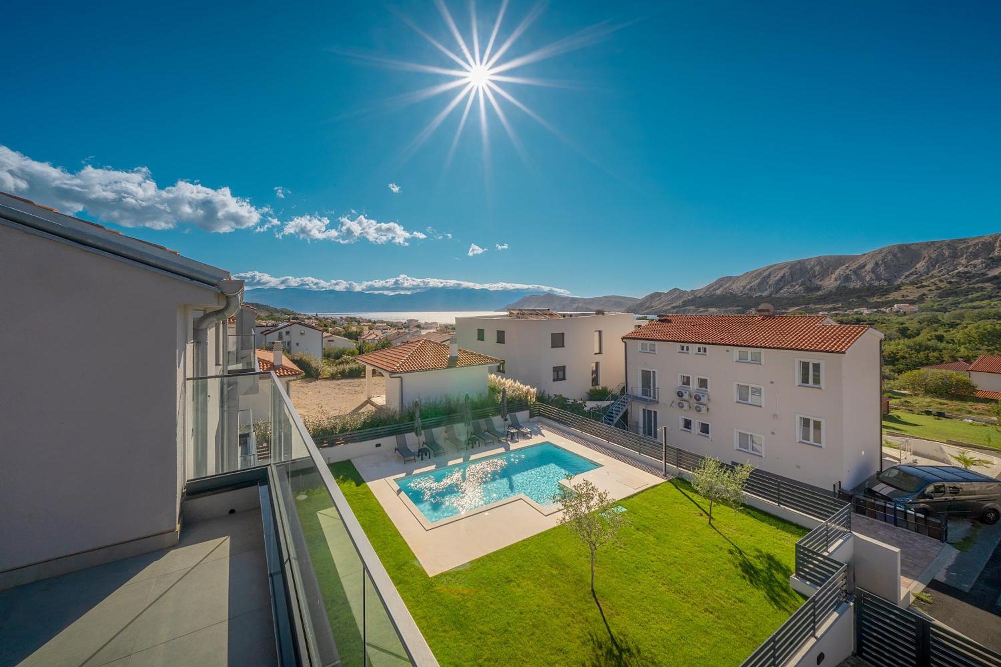 Poolside Apartments Anabella Baska  Exterior photo