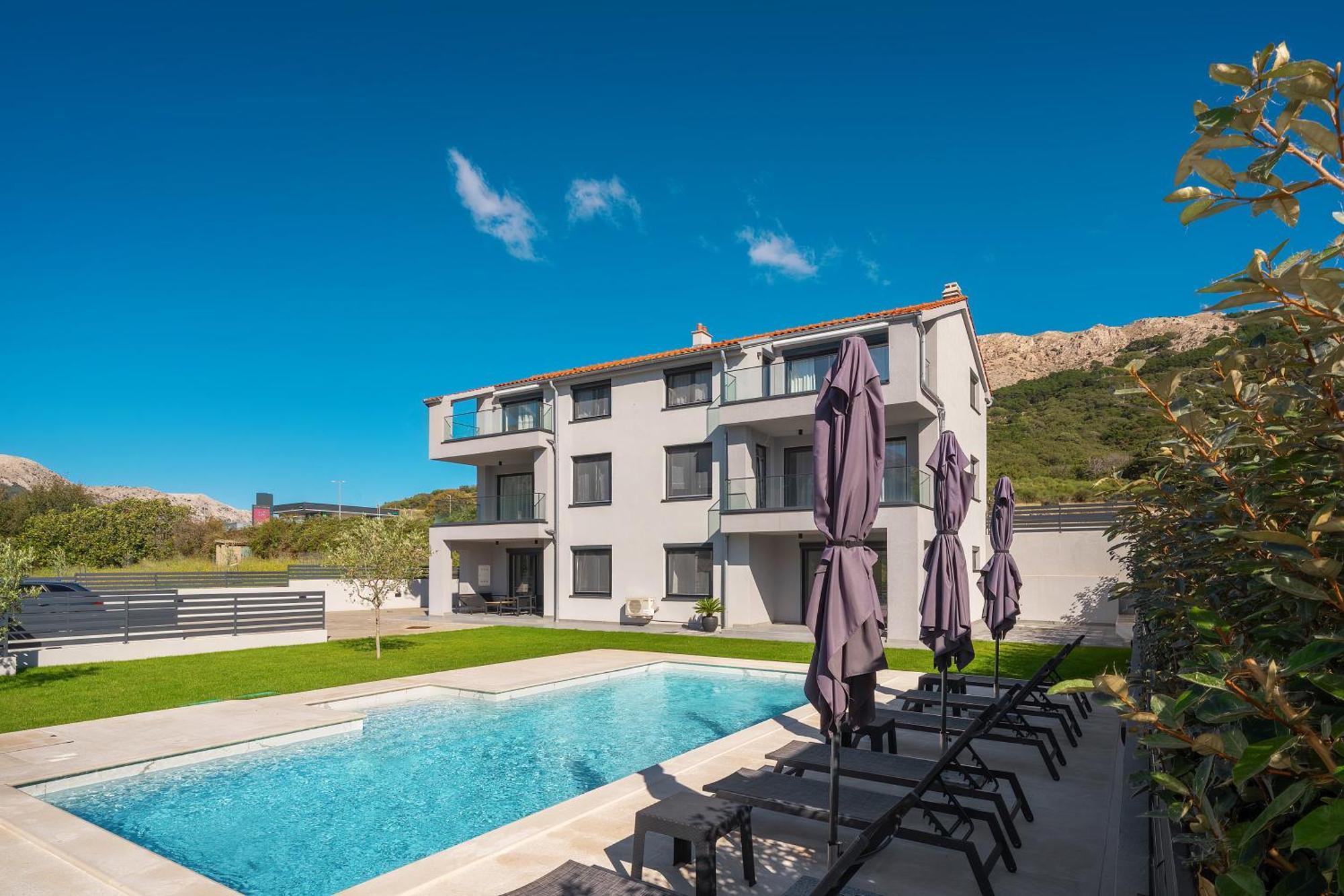 Poolside Apartments Anabella Baska  Exterior photo